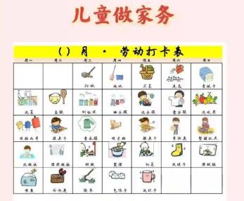 白城儿童做家务年龄对照表